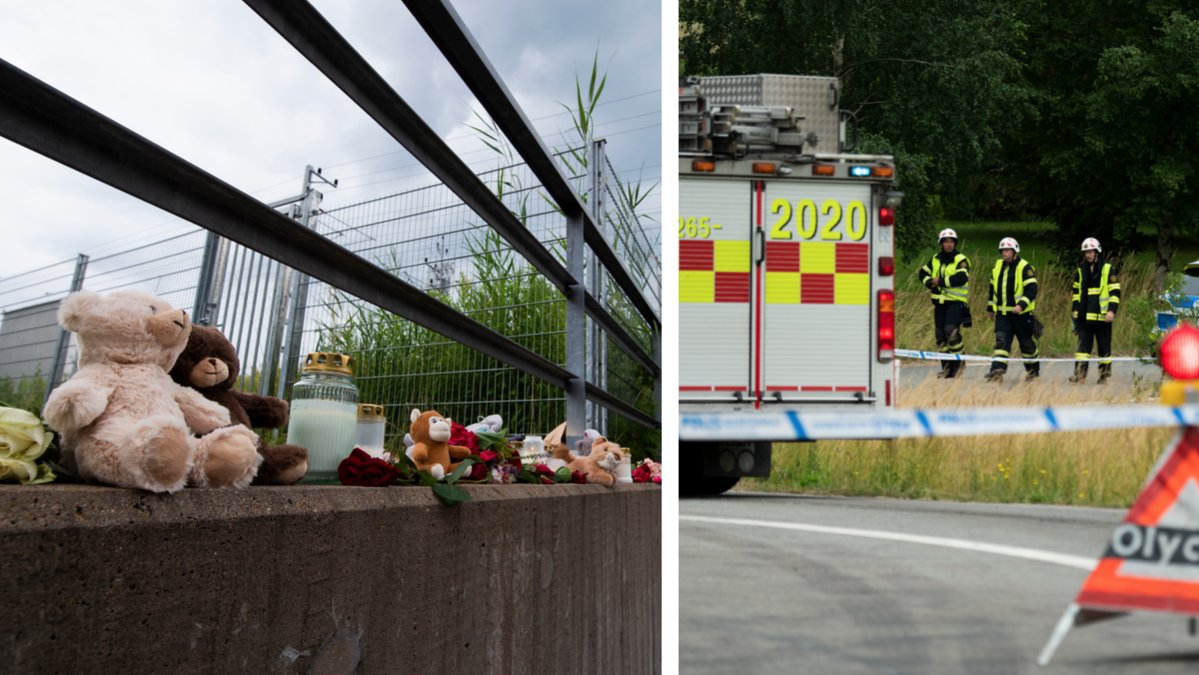 En kvinna och två barn miste livet i tågtragedin i Hässleholm.